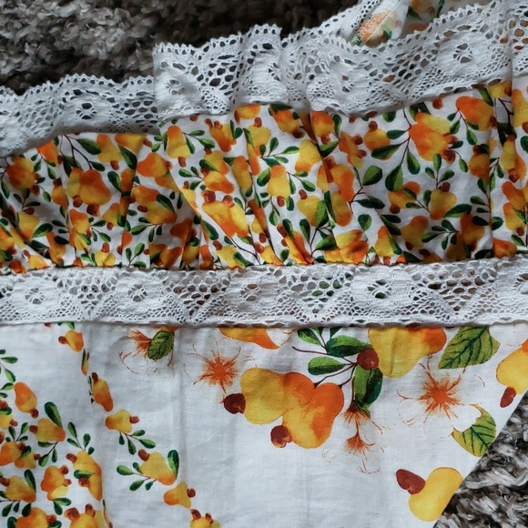 Atelier Nicole Miller Cashew Fruit Print Boho Tunic Top. NWOT - Picture 16 of 16